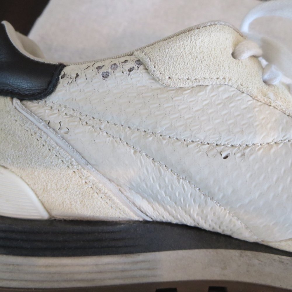 Brunello Cucinelli Monili Beaded Detail Leather Runners Sneakers EUR 37 / US 6.5 - Picture 8 of 12